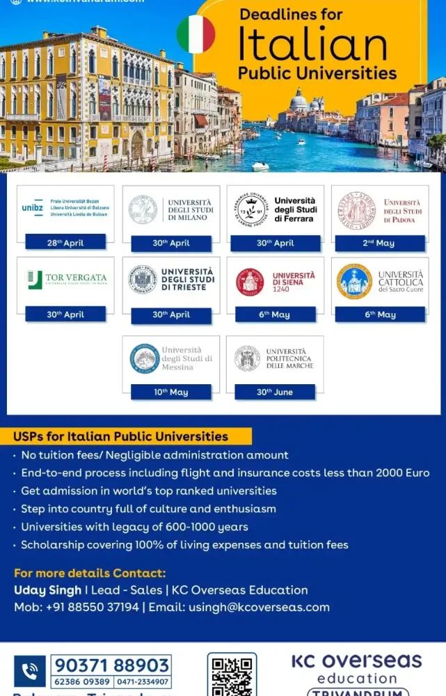Study Visa Consultant in Trivandrum